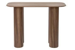 Console design en bois foncé L100 cm FOLEEN
