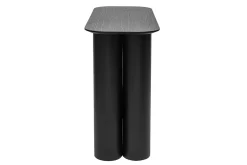 Console design en bois noir L100 cm FOLEEN