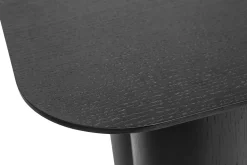 Console design en bois noir L100 cm FOLEEN