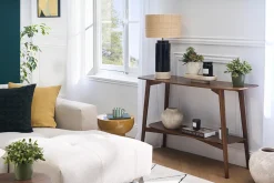 Console en bois foncé L120 cm CENDY