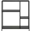 Console ouverte design en métal noir L80 cm PODIUM
