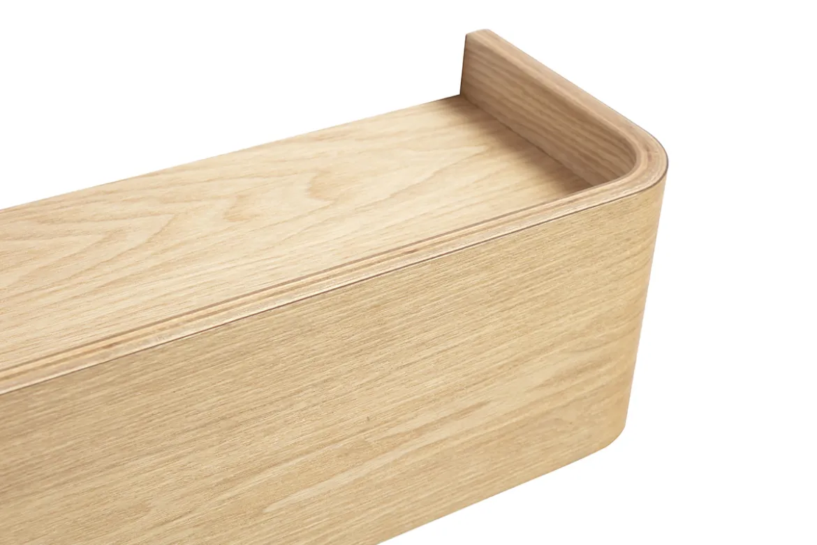 Etagère murale bois clair frêne L48 cm HOPE