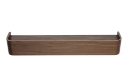 Etagère murale bois foncé noyer L90 cm HOPE