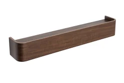 Etagère murale bois foncé noyer L90 cm HOPE