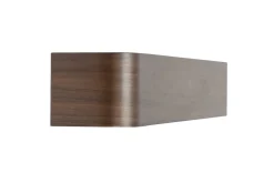 Etagère murale bois foncé noyer L90 cm HOPE