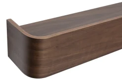 Etagère murale bois foncé noyer L90 cm HOPE
