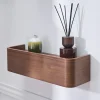 Etagère murale bois foncé noyer L48 cm HOPE