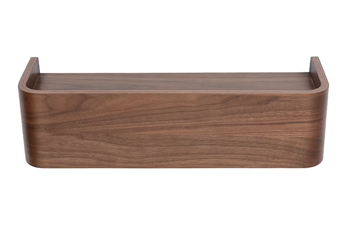 Etagère murale bois foncé noyer L48 cm HOPE