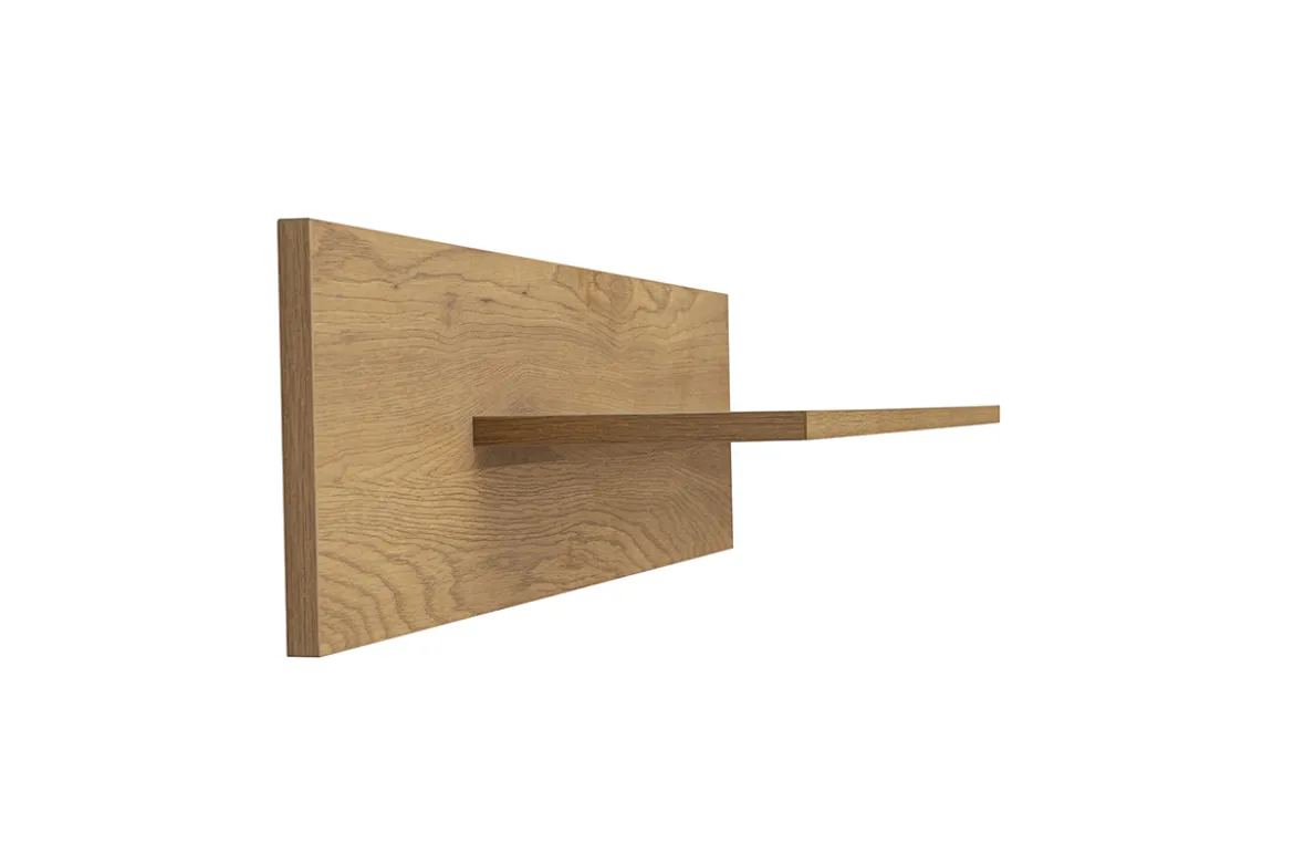 Etagère murale finition bois clair chêne L120 cm CIME