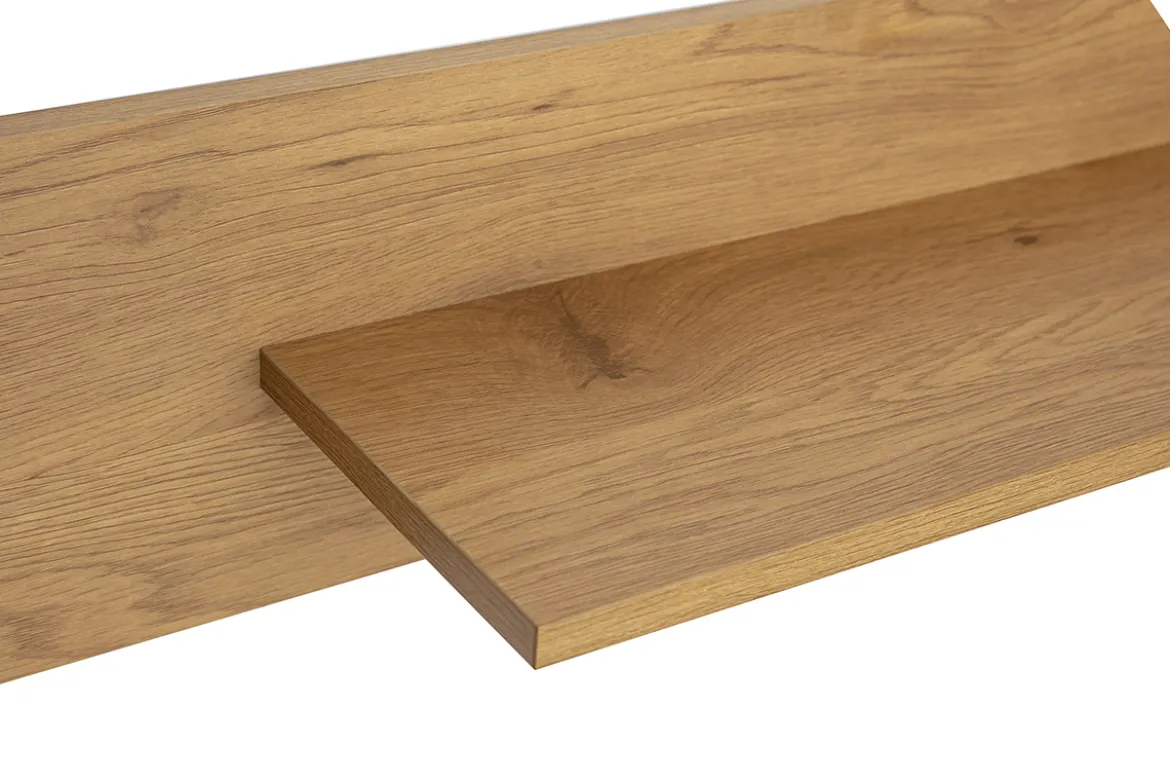 Etagère murale finition bois clair chêne L120 cm CIME