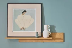 Etagère murale finition bois clair chêne L120 cm CIME