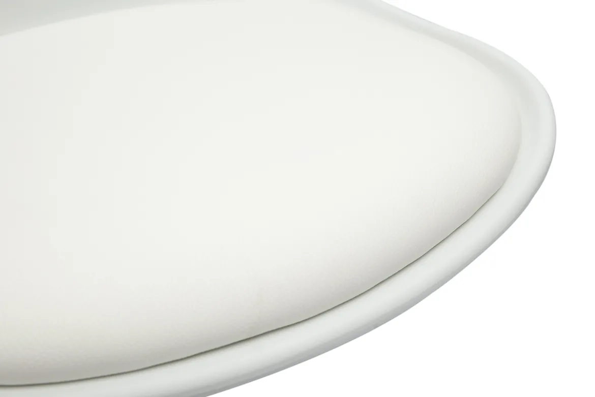 Fauteuil de bureau blanc enfant à roulettes STEEVY