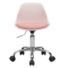 Fauteuil de bureau rose enfant à roulettes STEEVY