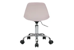 Fauteuil de bureau rose enfant à roulettes STEEVY