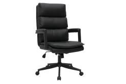 Fauteuil de bureau à roulettes noir SAEL