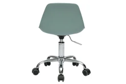 Fauteuil de bureau vert de gris enfant à roulettes STEEVY