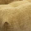 Fauteuil lounge en tissu effet velours texturé bronze BUMPY