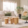 Fauteuil pivotant en tissu velours côtelé vert kaki et métal noir KLEM