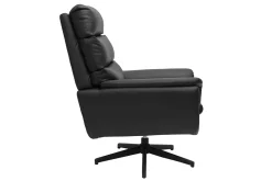 Fauteuil pivotant noir JONAH