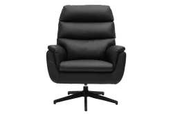 Fauteuil pivotant noir JONAH