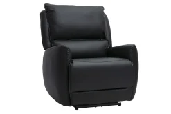 Fauteuil relax électrique noir RACHEL