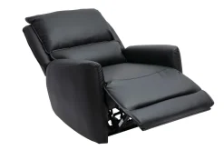 Fauteuil relax électrique noir RACHEL