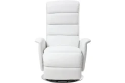 Fauteuil relax manuel blanc NELSON