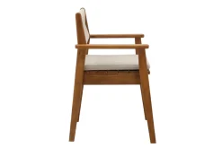 Fauteuils de jardin en bois massif et corde tressée (lot de 2) ZEPHYR