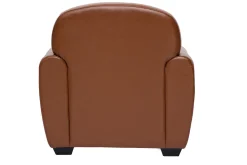 Fauteuil vintage cuir marron CLUB