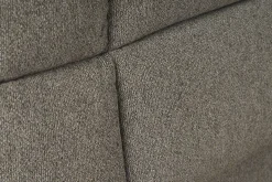 Lit coffre 2 places 160x200 cm en tissu texturé taupe HONO