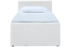 Lit gigogne blanc mat 90x190 cm MACCO