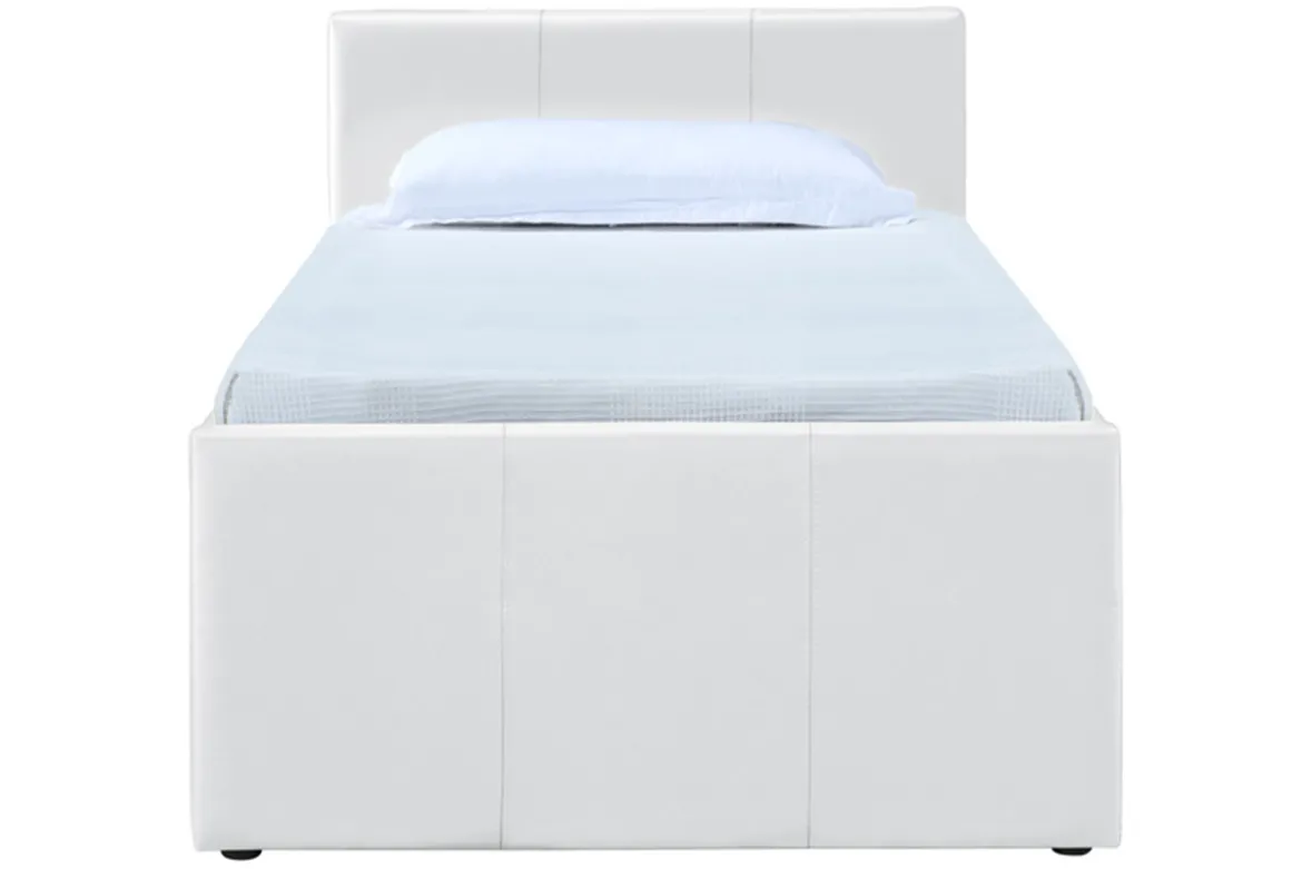 Lit gigogne blanc mat 90x190 cm MACCO