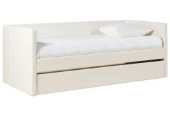 Lit gigogne blanc 90x190 cm ELIE