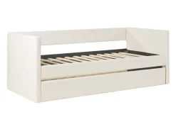 Lit gigogne blanc 90x190 cm ELIE