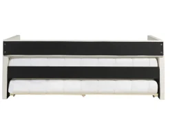 Lit gigogne blanc 90x190 cm ELIE