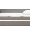 Lit gigogne en tissu gris 90x190 cm ELIE