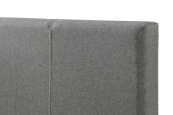 Lit gigogne en tissu gris 90x190 cm MACCO