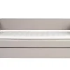 Lit gigogne en tissu taupe 90 x 190 cm EDISON