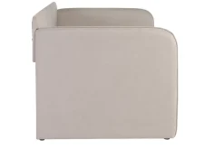 Lit gigogne en tissu taupe 90 x 190 cm EDISON