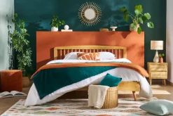 Lit 2 places 160x200 en bois TERRY