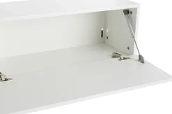 Élément mural TV horizontal blanc laqué brillant L137.5 cm ETERNEL