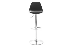Lot de 2 tabourets de bar design noirs STEEVY