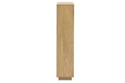 Meuble à chaussures finition bois clair chêne et cannage rotin L70 cm ALICANTE