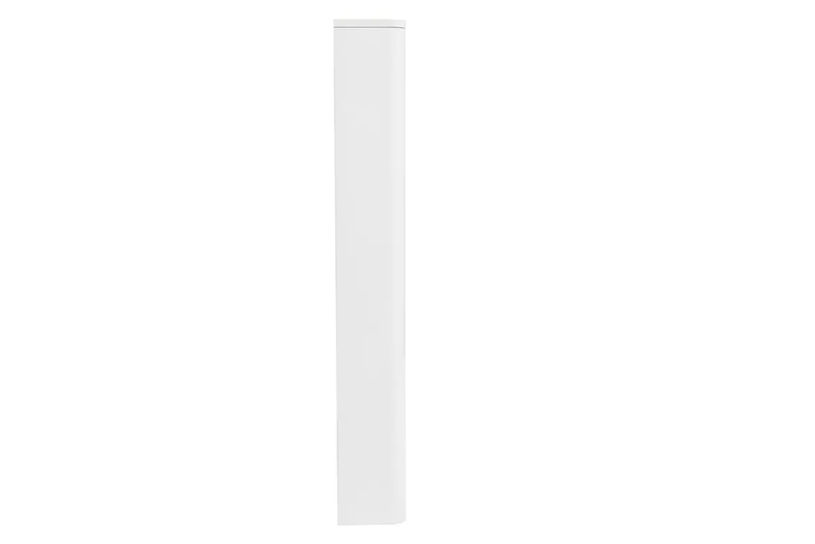 Meuble à chaussures 3 portes finition blanc laqué brillant L68 cm KIRK