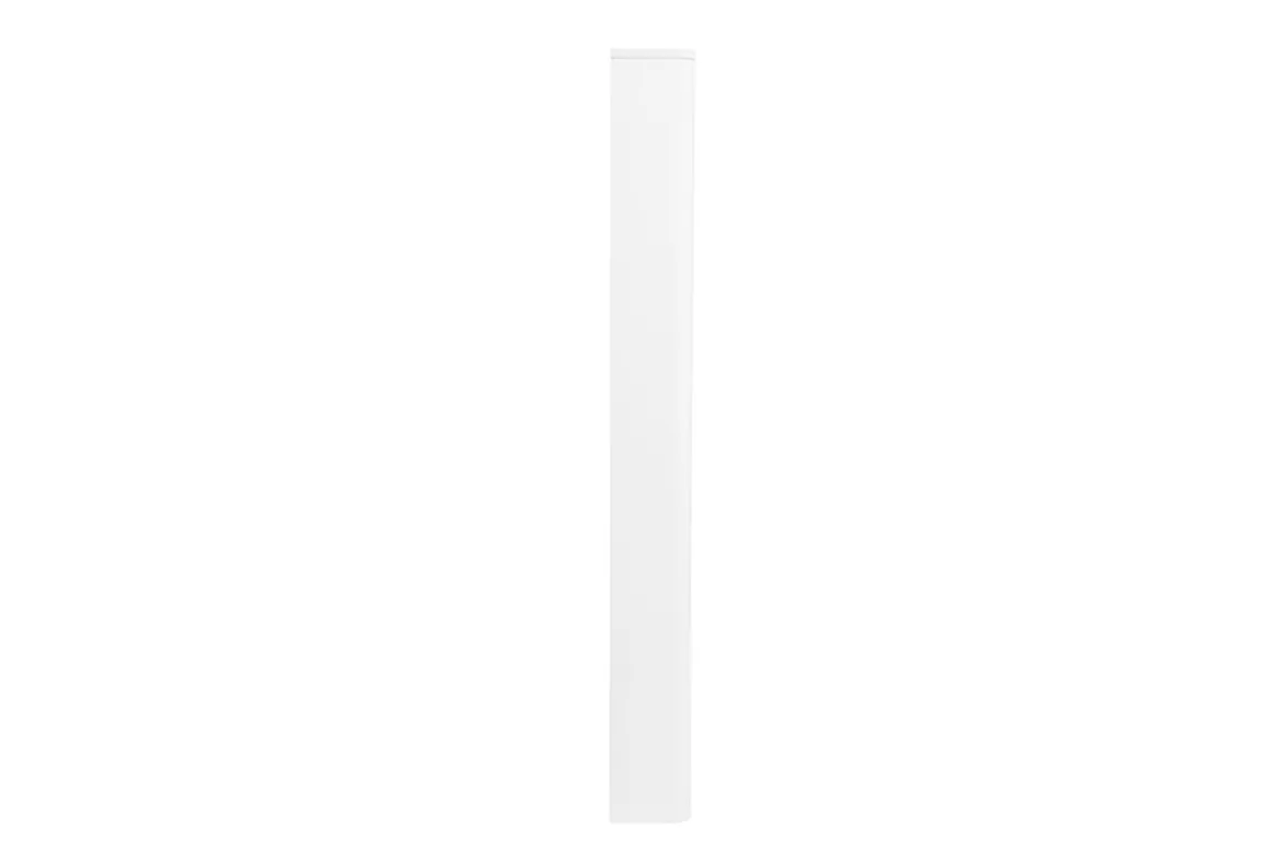 Meuble à chaussures 4 portes finition blanc laqué brillant L68 cm KIRK