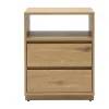 Meuble de rangement avec tiroirs finition bois clair chêne L50 cm SEVILLE