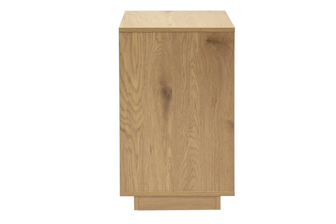 Meuble de rangement avec tiroirs finition bois clair chêne L50 cm SEVILLE