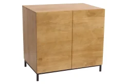 Meuble de salle de bain en bois manguier massif L80 cm YPSTER
