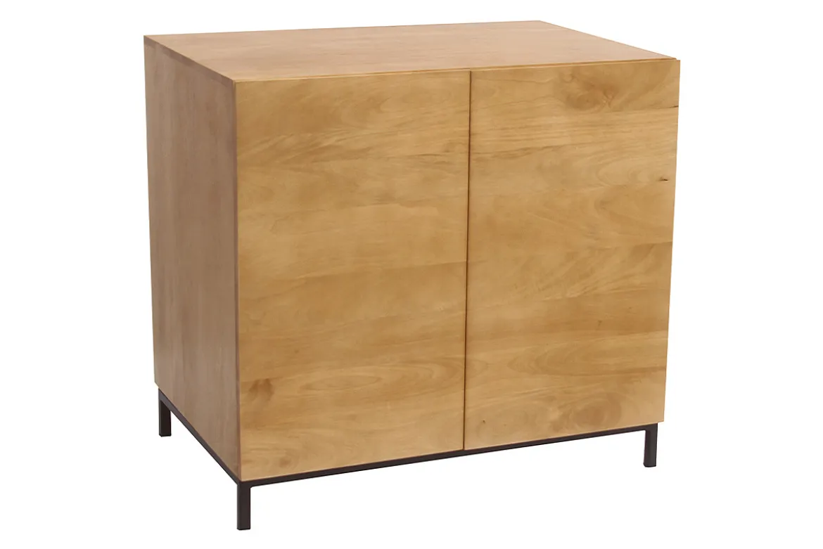 Meuble de salle de bain en bois manguier massif L80 cm YPSTER