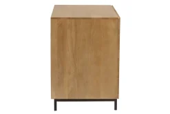 Meuble de salle de bain en bois manguier massif L80 cm YPSTER